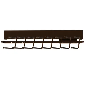 Sidelines / CTRSL-14-BZ-1 / Sidelines Sliding Tie Rack for Custom Closet Systems