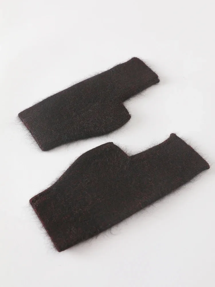 TEEK - Soft Fuzz Fingerless Gloves