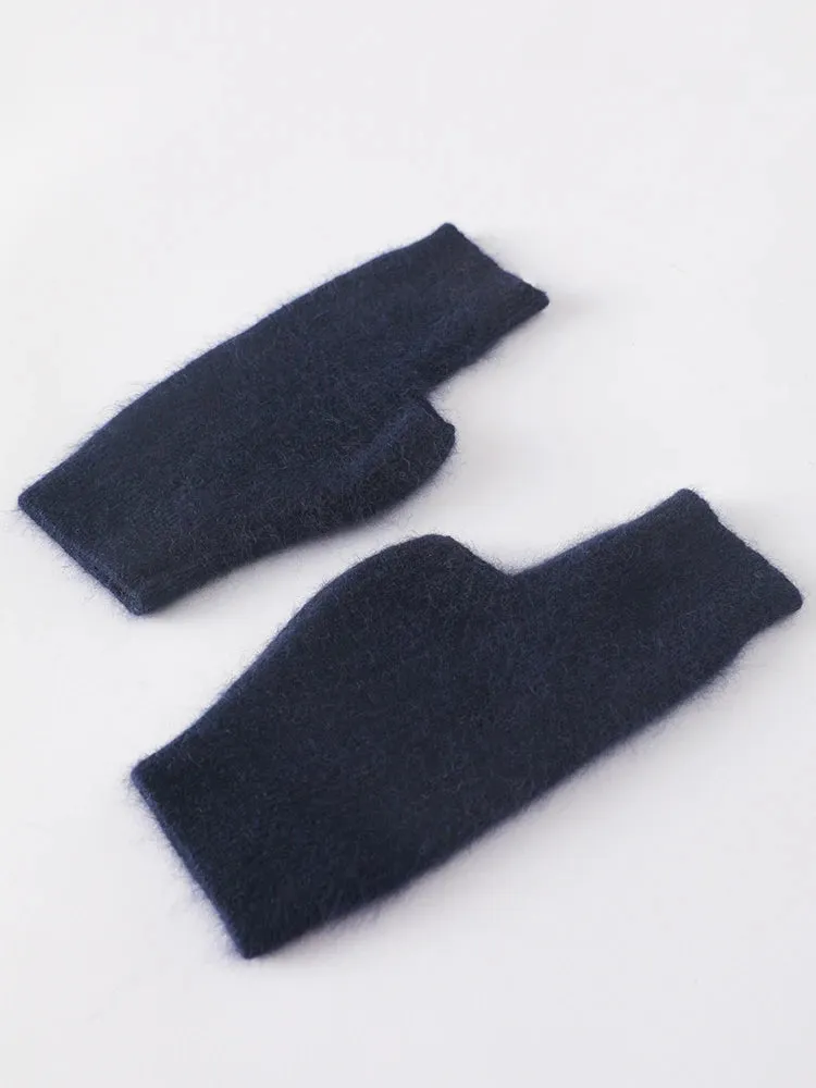 TEEK - Soft Fuzz Fingerless Gloves