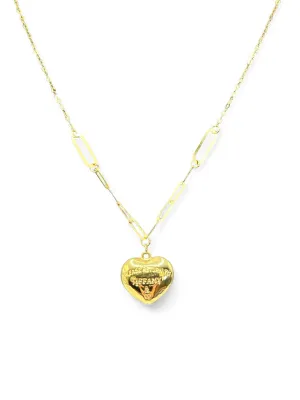 TIFFANY HEART GOLD NECKLACE