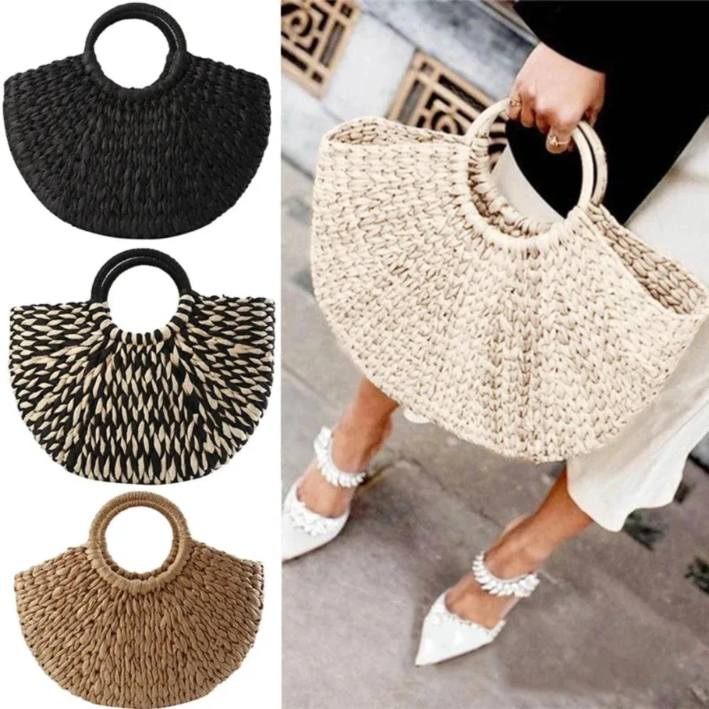 Women Summer Wicker Tote